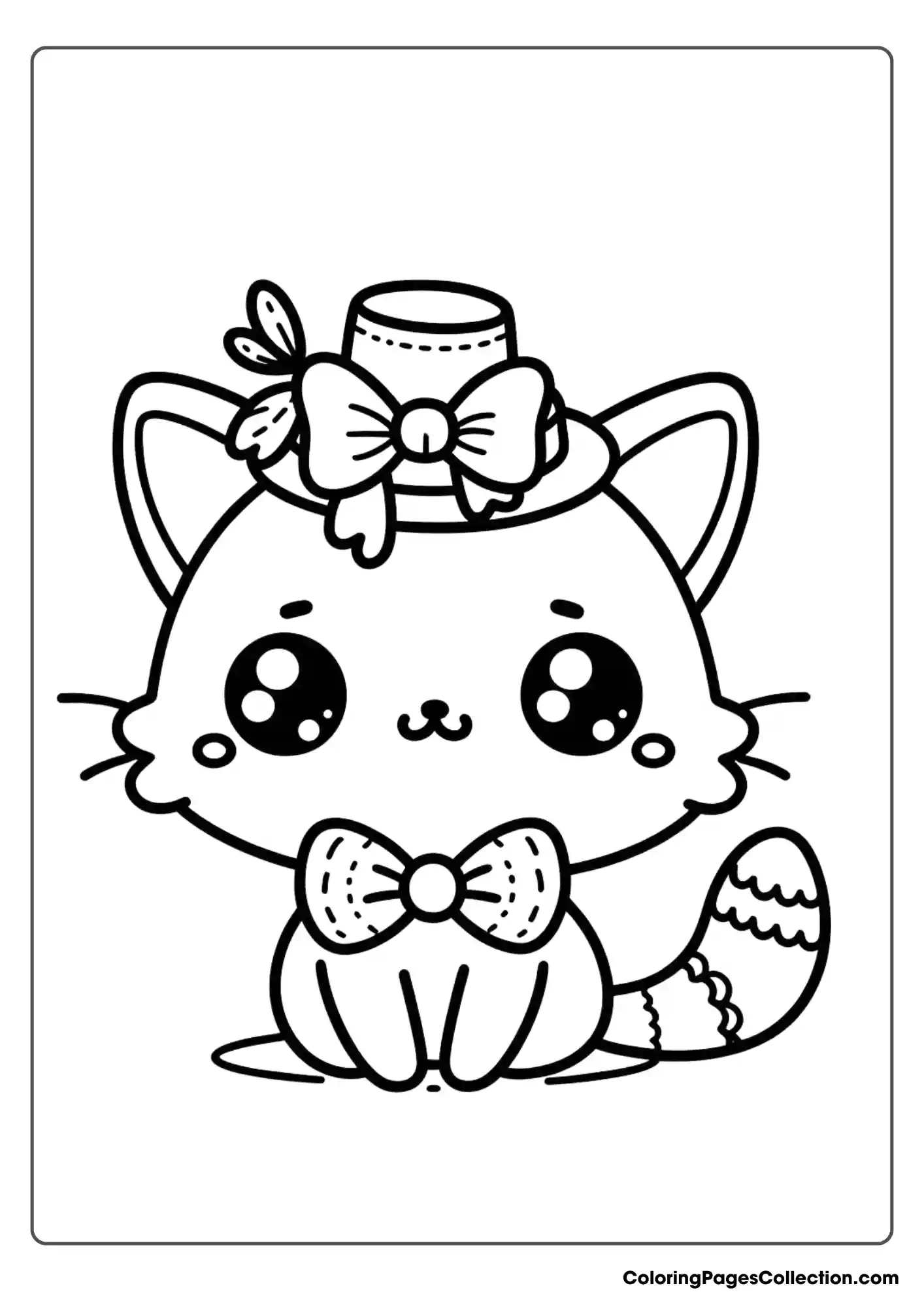 Cute Cat With A Quirky