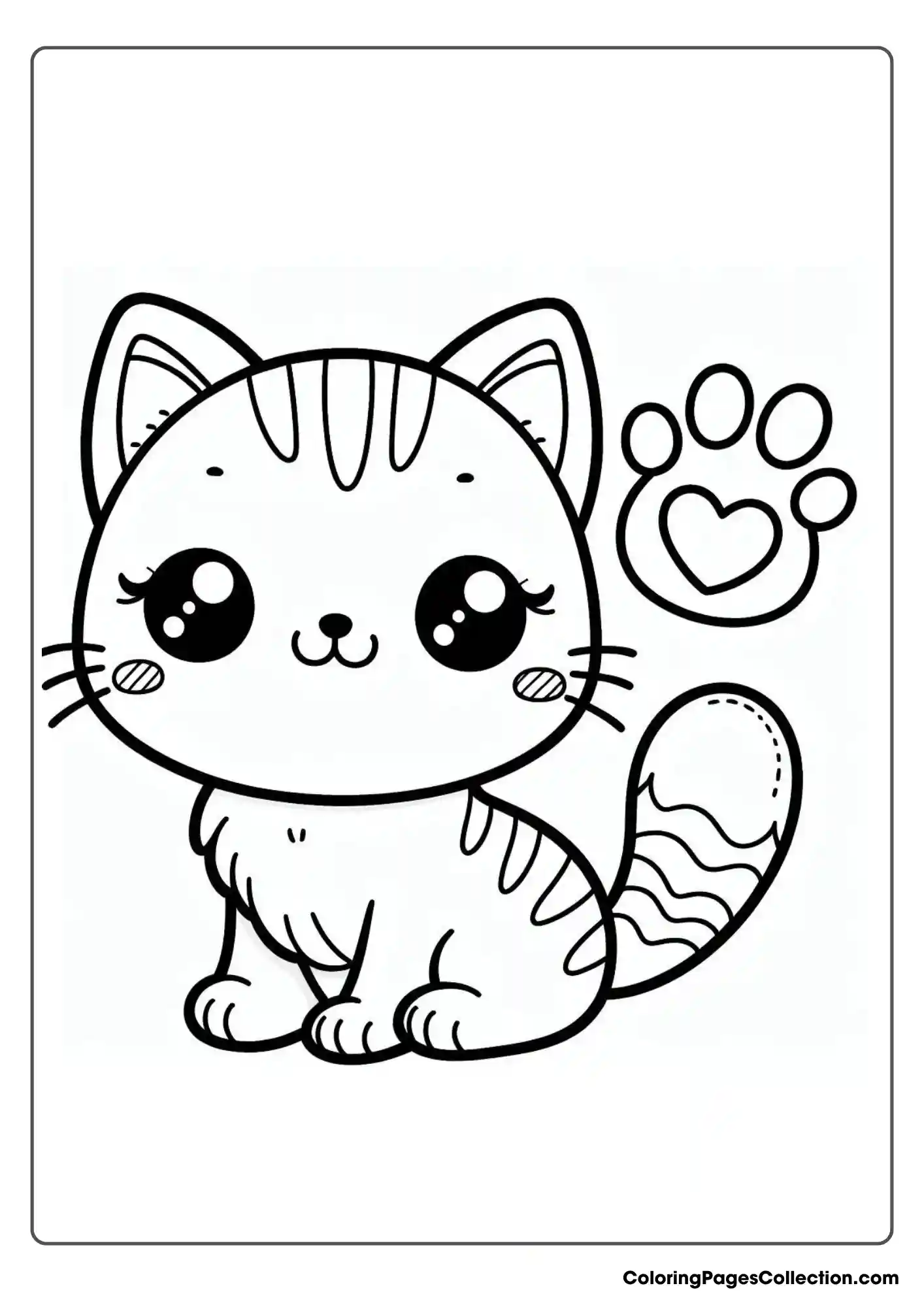 A Cute Cat Is Smiling
