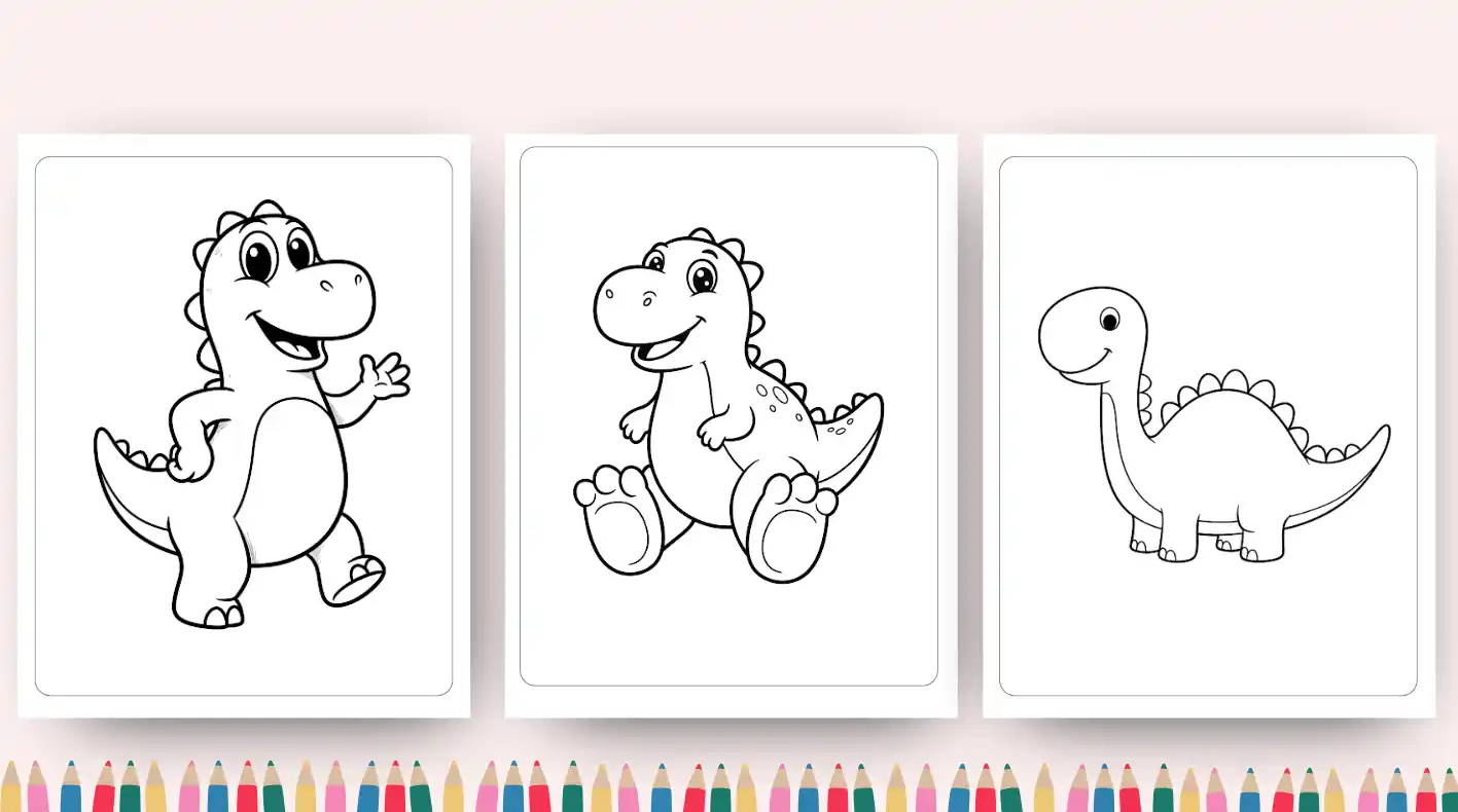 Dinosaur Coloring Pages
