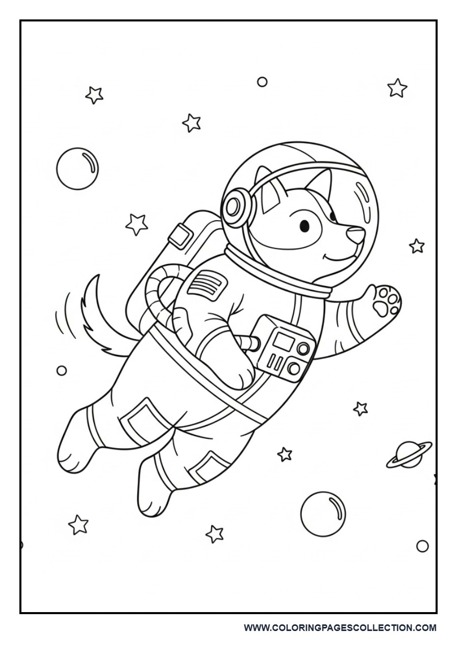 Astronaut Dog