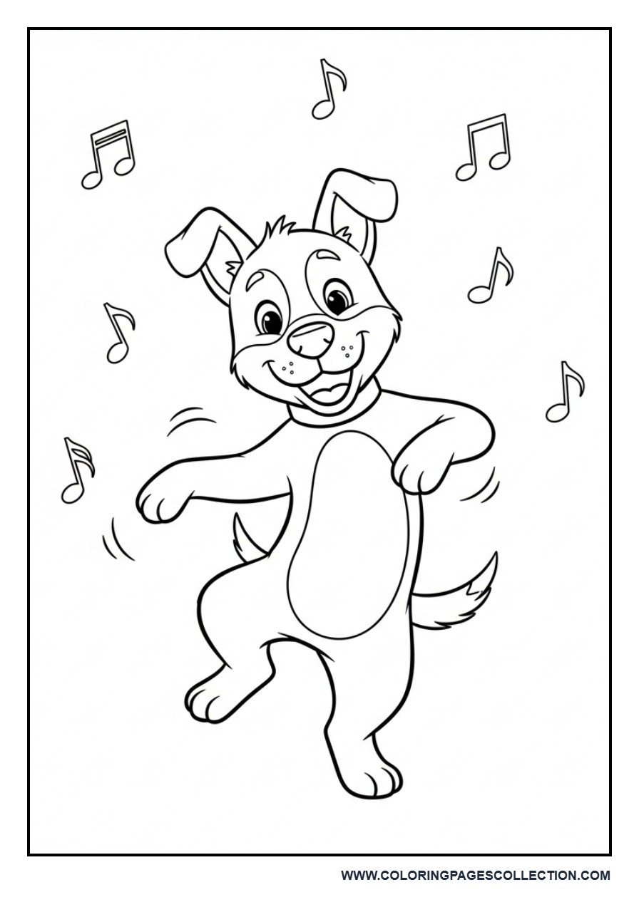 Dancing Cartoon Dog