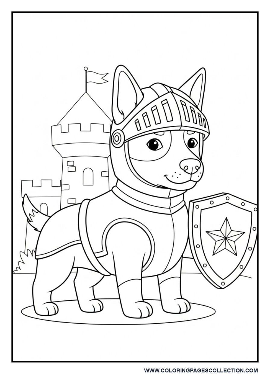 Dog as a Knight