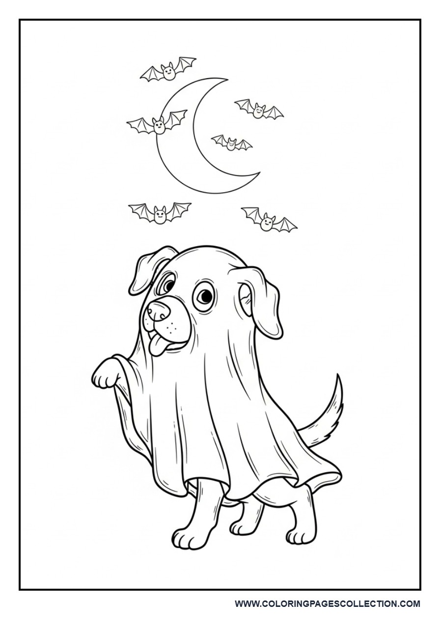 Dog in Halloween Costume