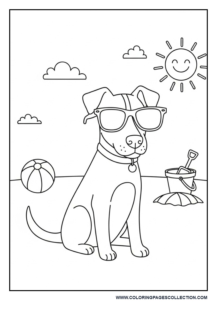 Dog with Sunglasses