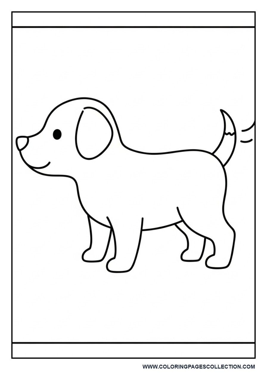 Standing Puppy Side View