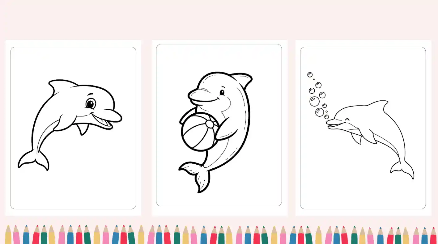 Dolphin Coloring Pages