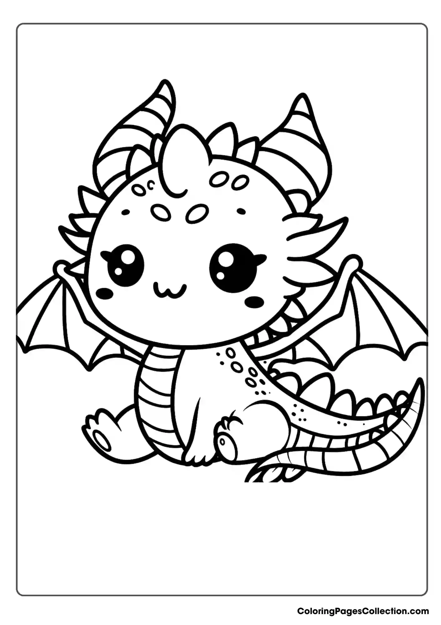 dragon coloring page