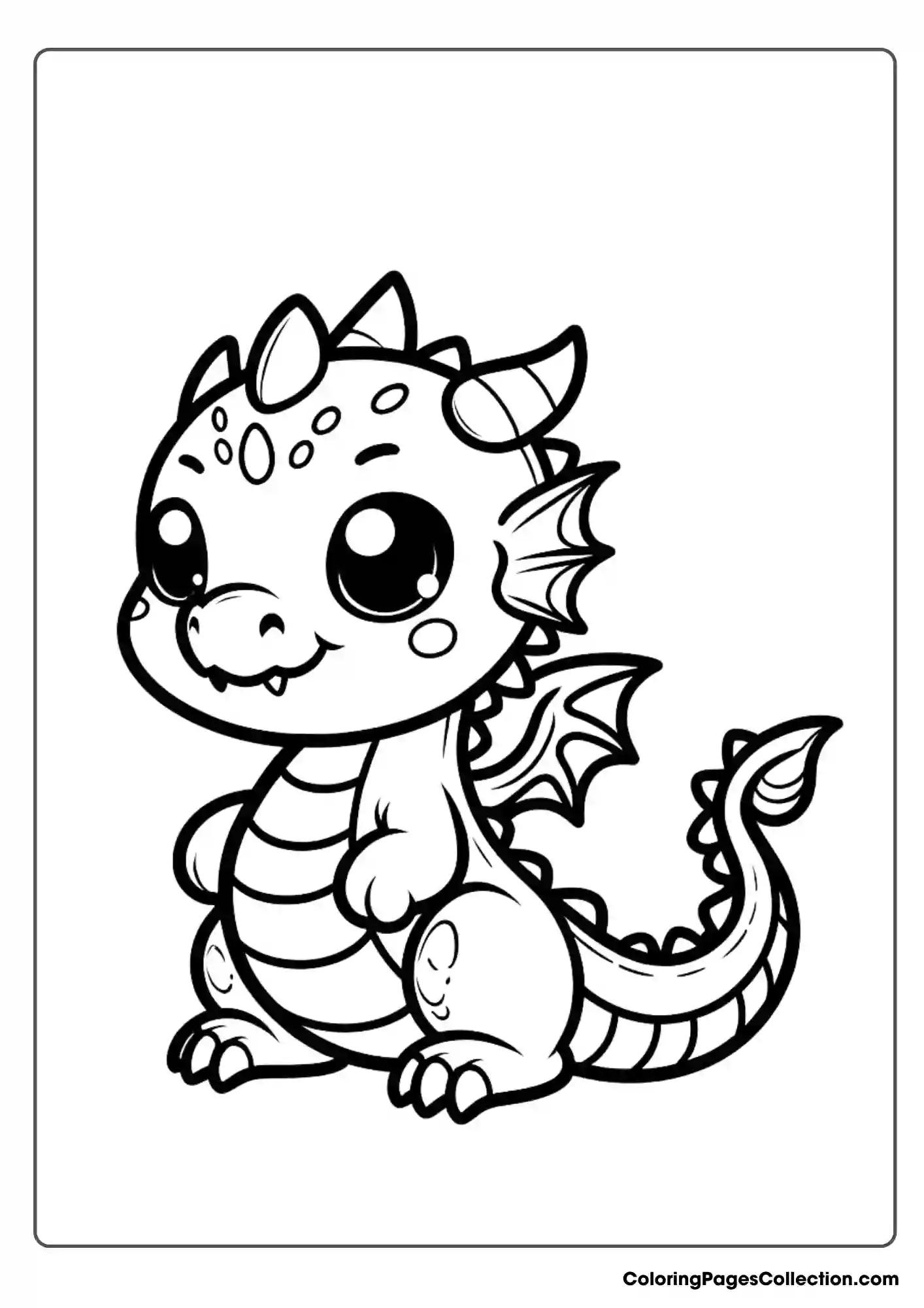 dragon coloring page