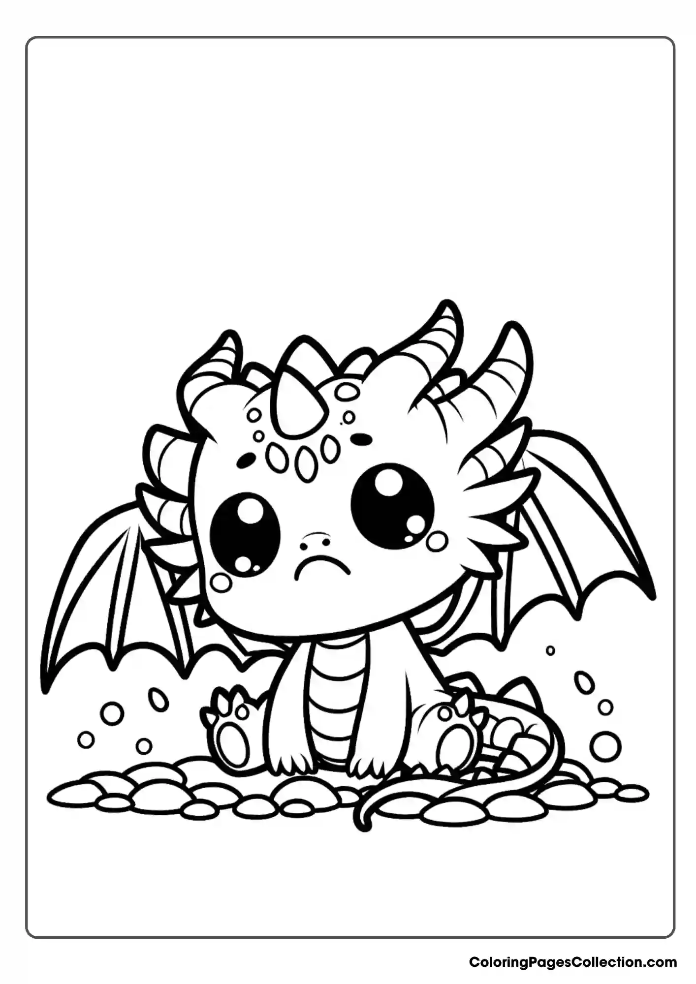 dragon coloring page