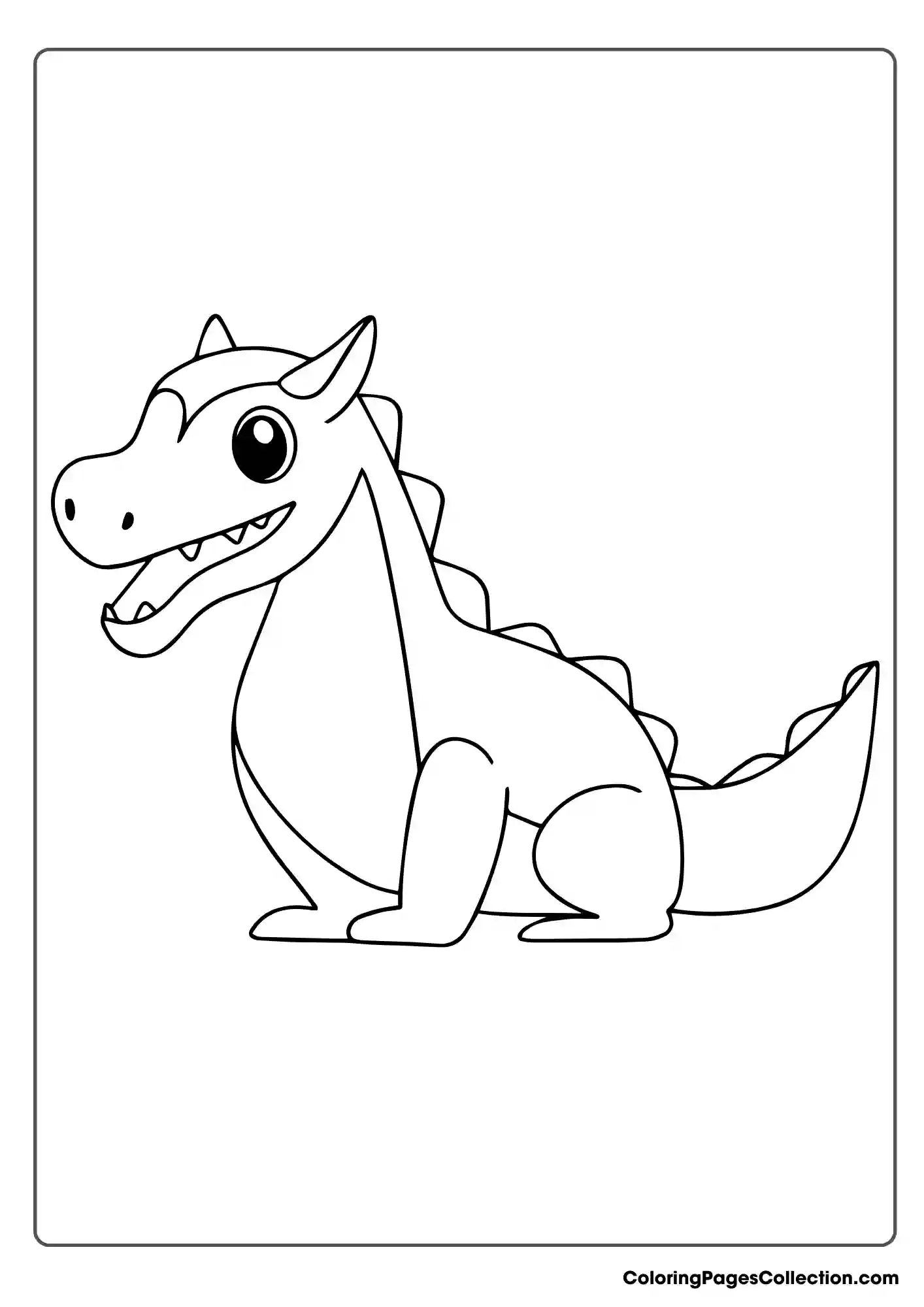 dragon coloring page