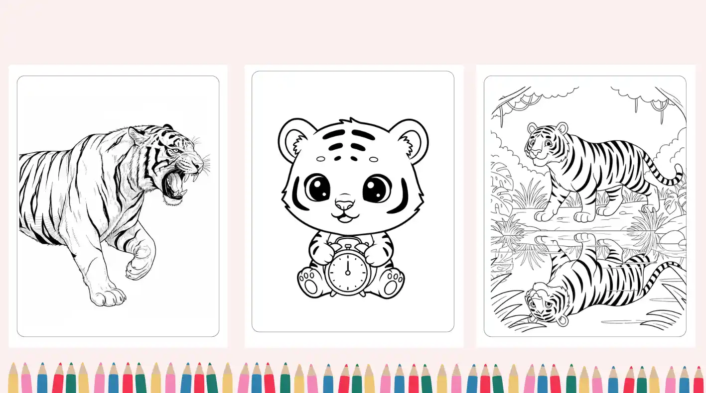 Tiger Coloring Pages