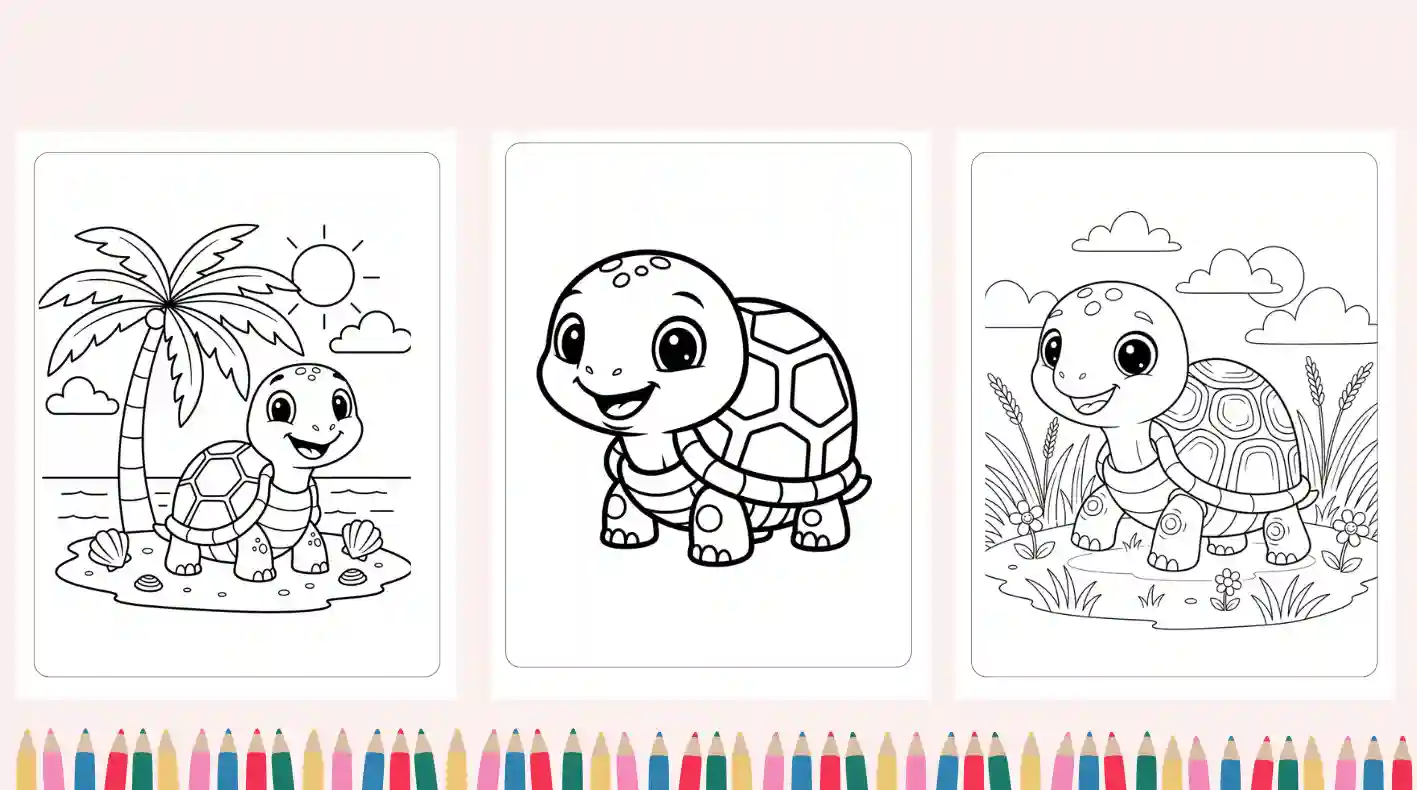 turtle coloring pages