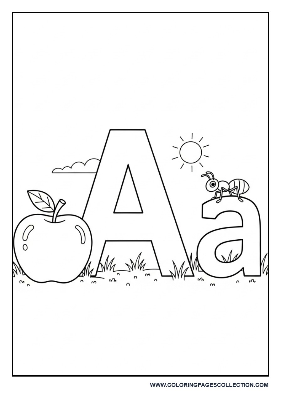 A with Apple and Ant