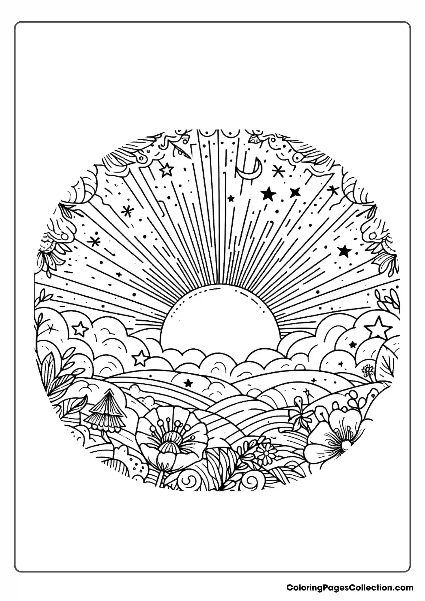 Anxiety Coloring Pages