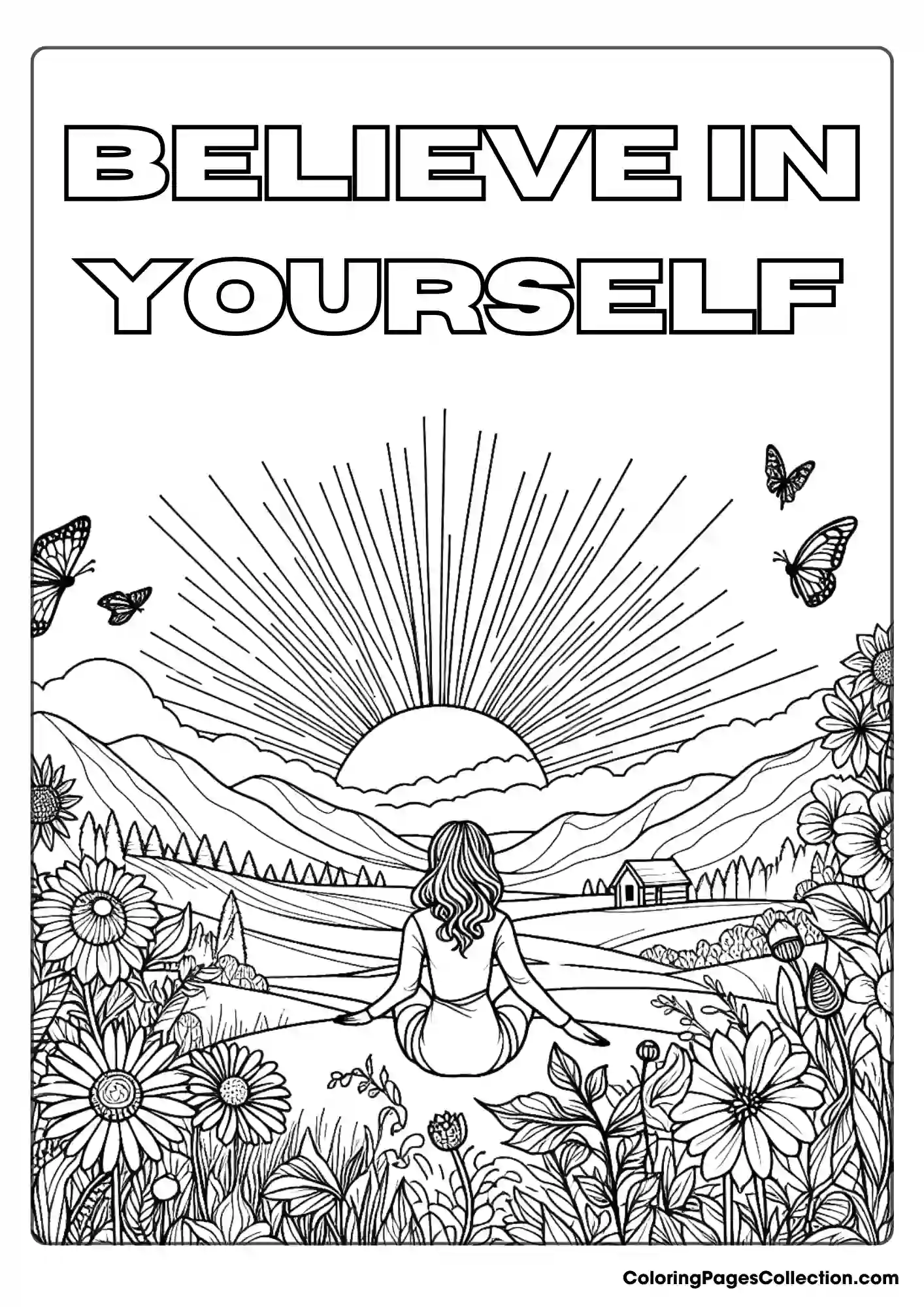Anxiety Coloring Pages