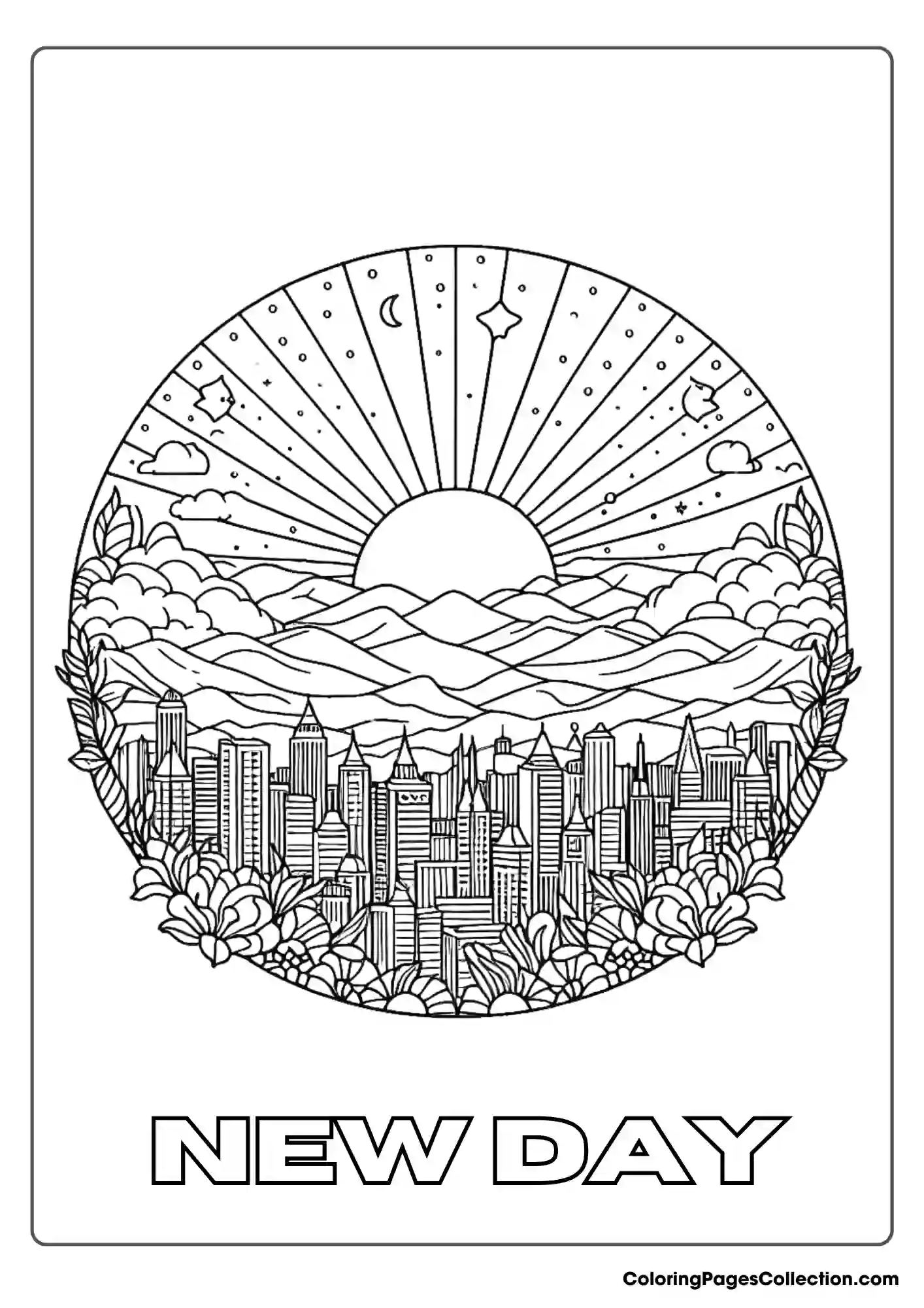 Anxiety Coloring Pages