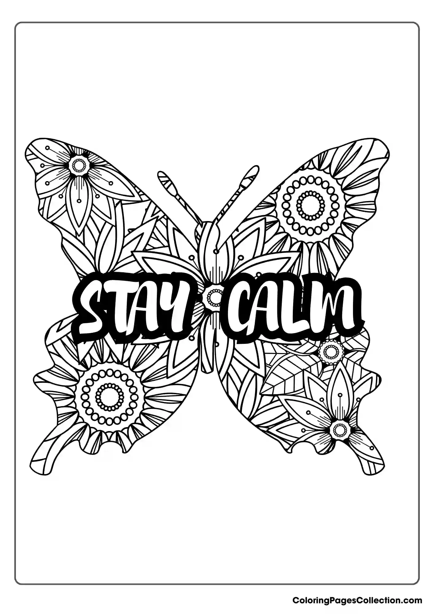 Anxiety Coloring Pages