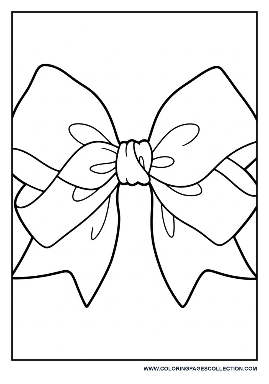 Big Hair Bow Simple Design