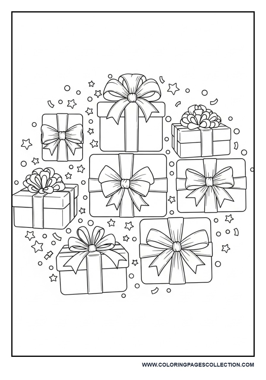 Bow and Gift Bundle Page