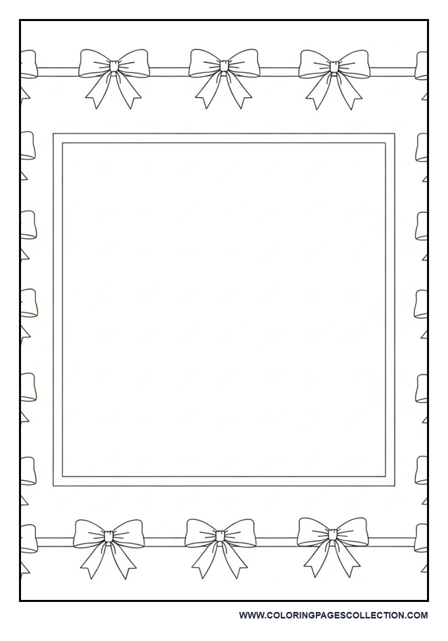 Bow Border Frame Design