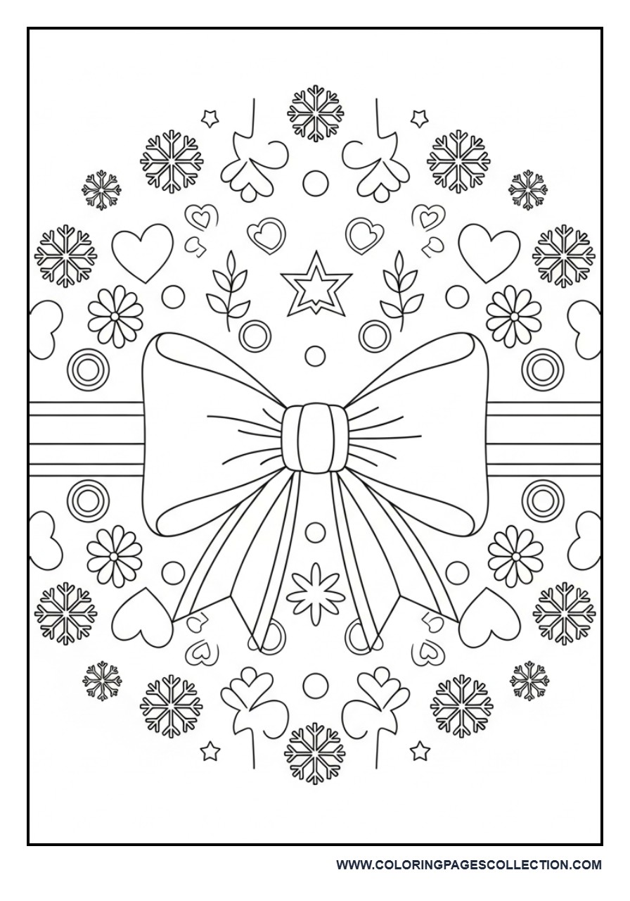 Bow with Seasonal Mix Elements