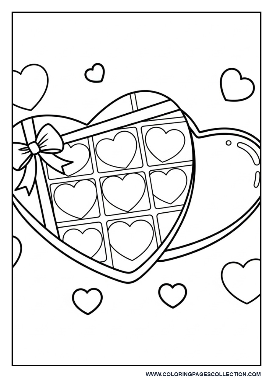 Chocolate Box with Bow