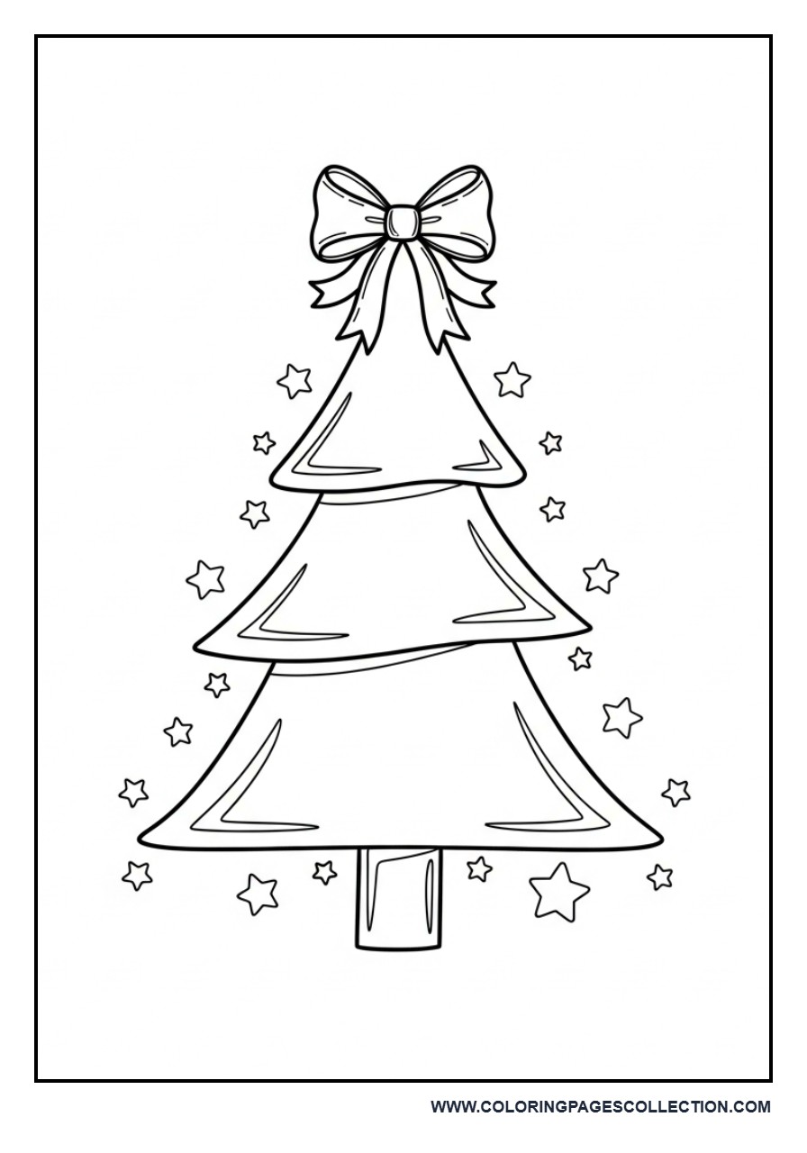 Christmas Tree Bow Topper