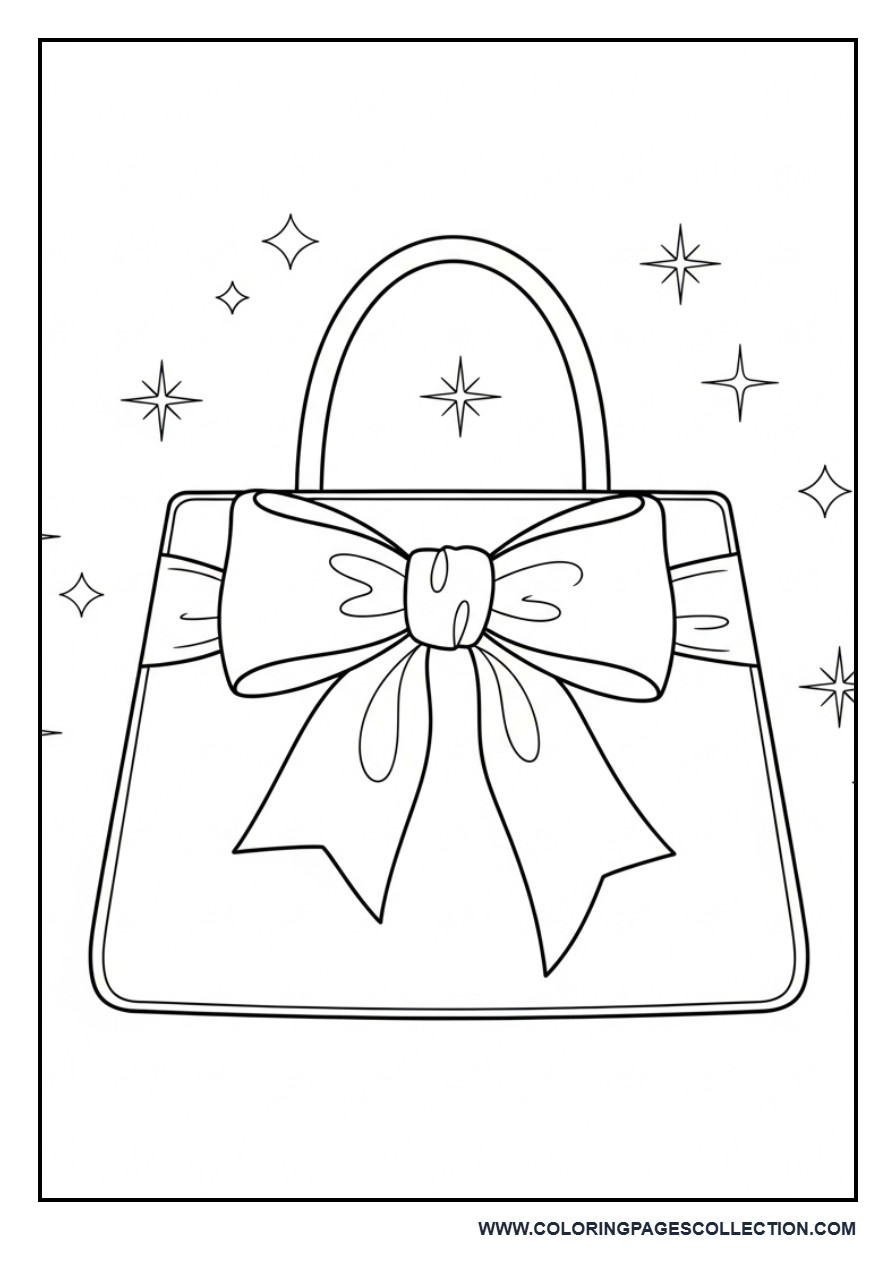 Fashion Bow with Handbag