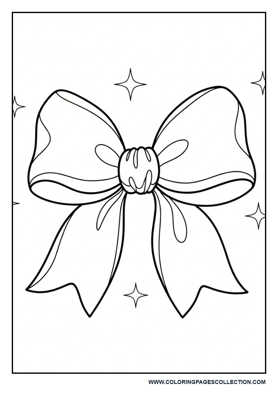 Hair Bow with Sparkles