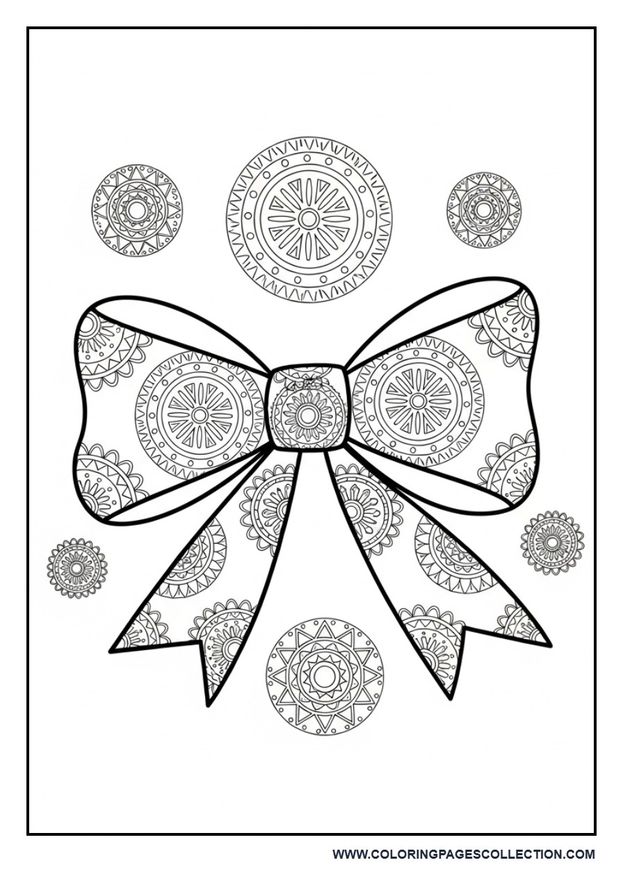 Mandala Style Bow (Easy Version)