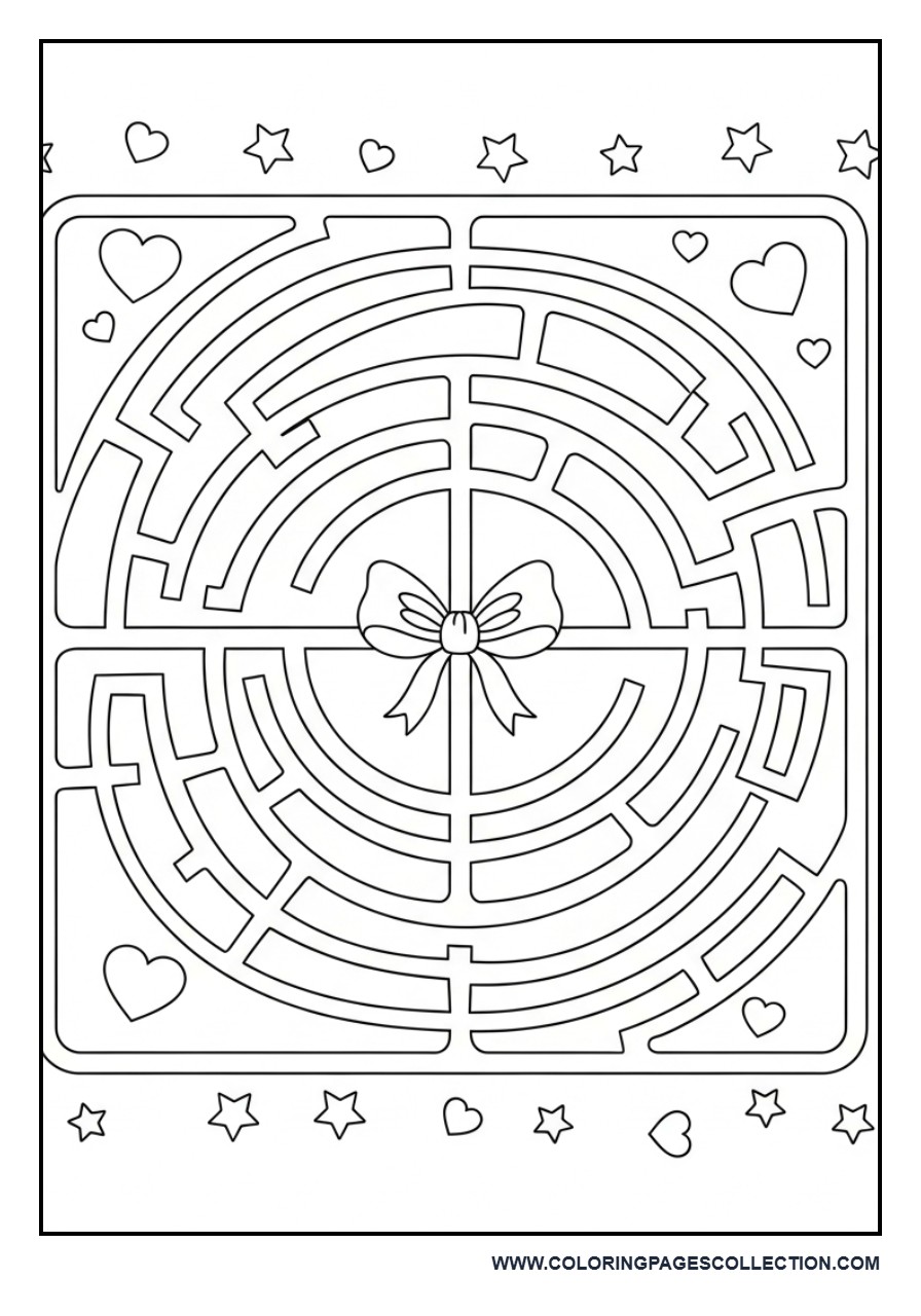Maze with Bow Goal