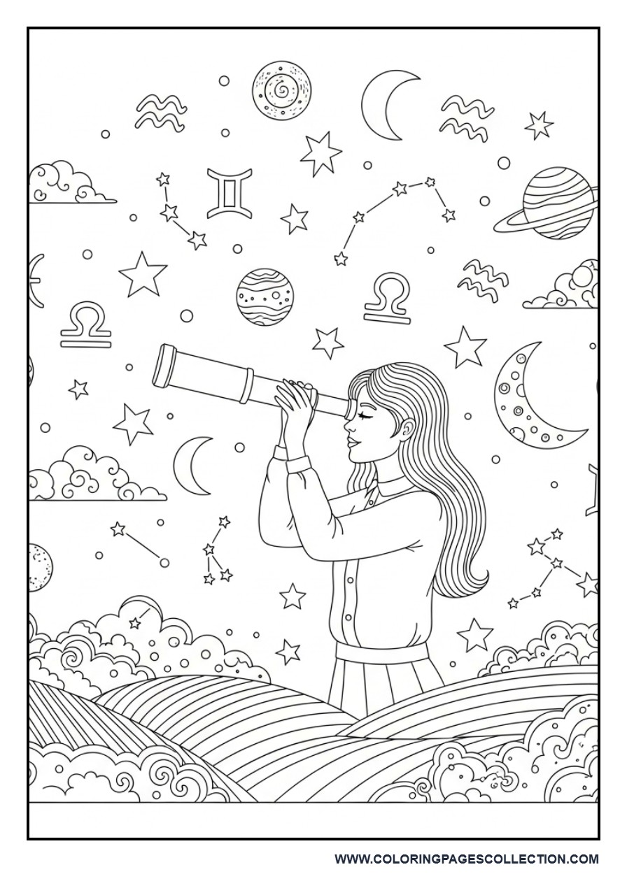 Astrology Night Sky