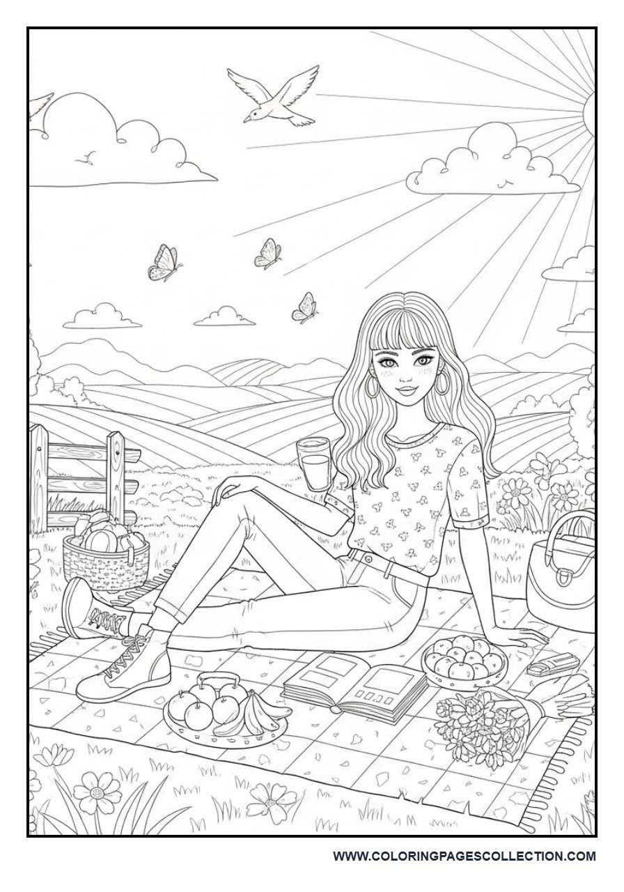 Boho Picnic in the Meadow