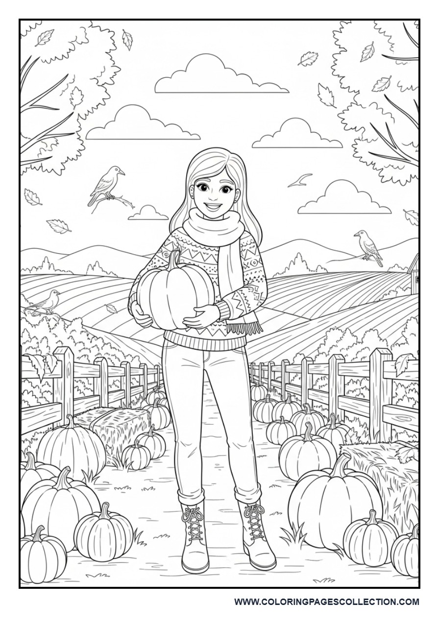 Cozy Fall Pumpkin Patch
