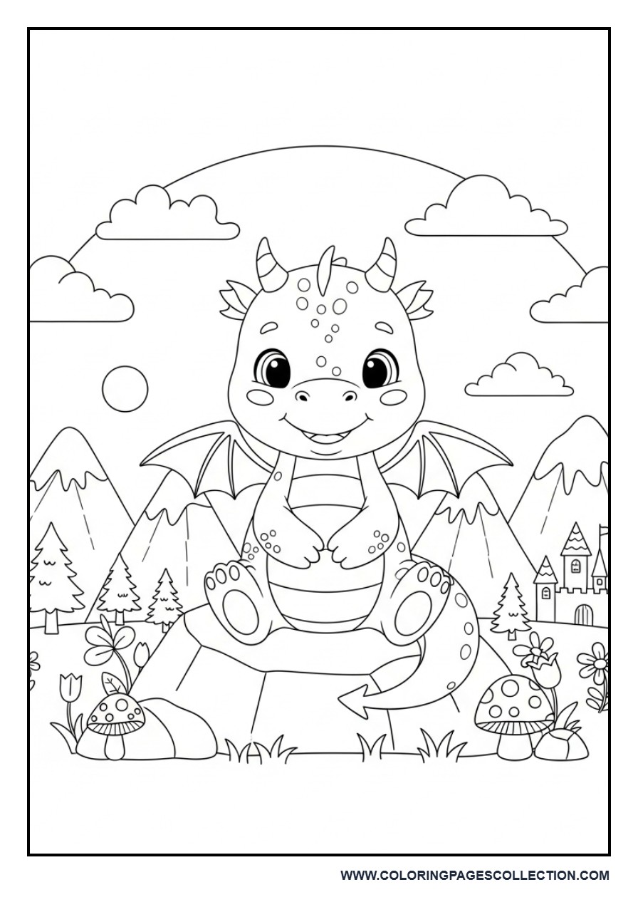 Friendly Baby Dragon
