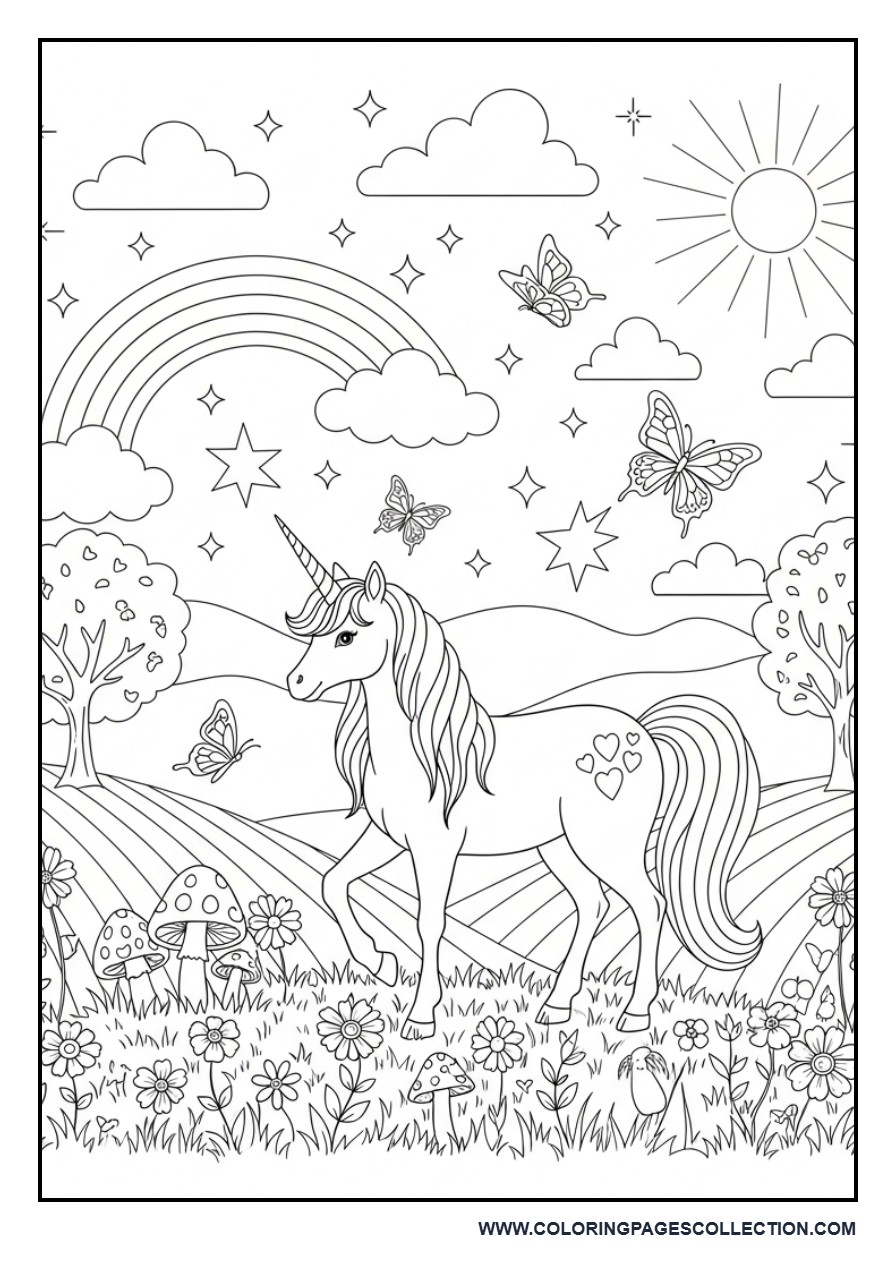 Magical Unicorn Meadow