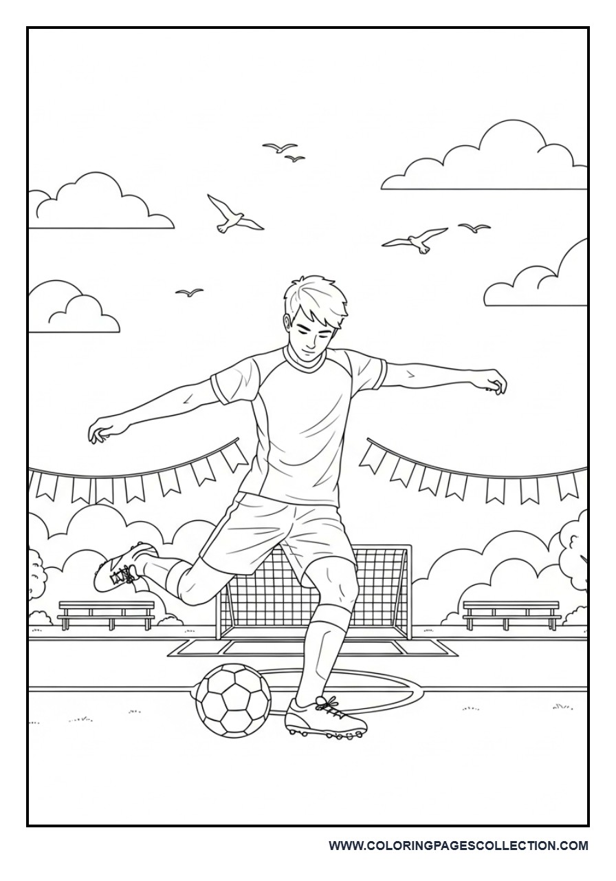 Soccer Star in Action