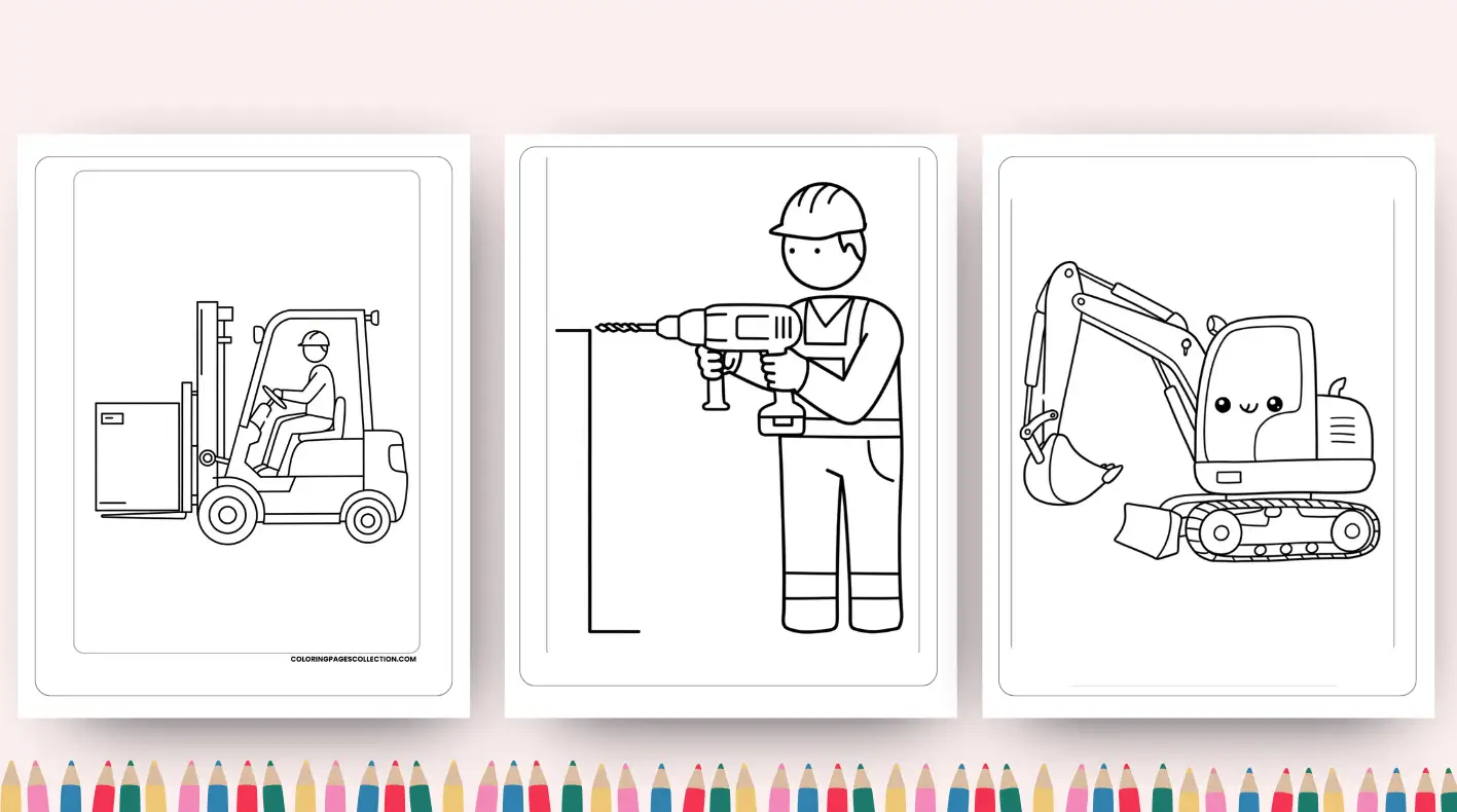 Construction Coloring Pages