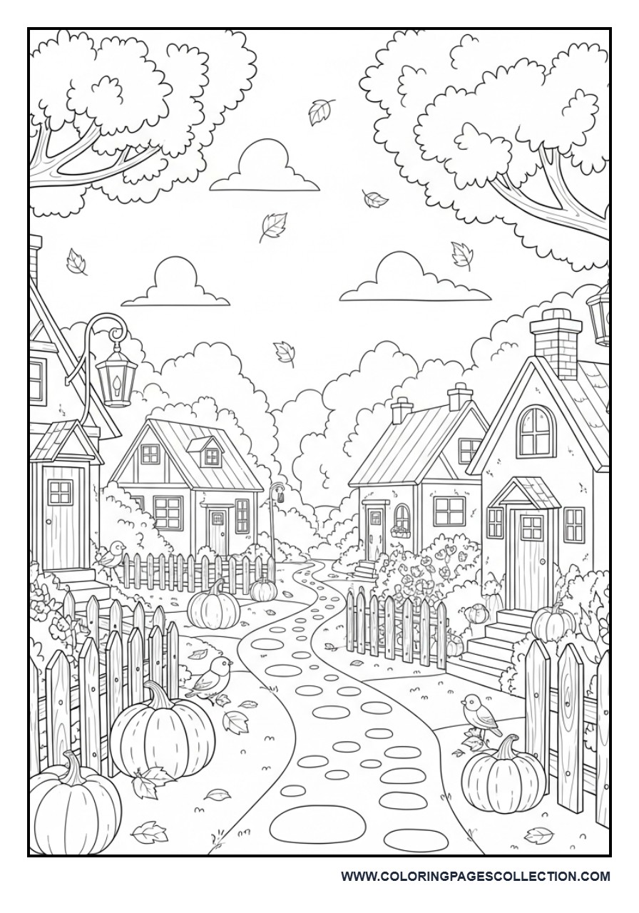 Autumn Village Escape
