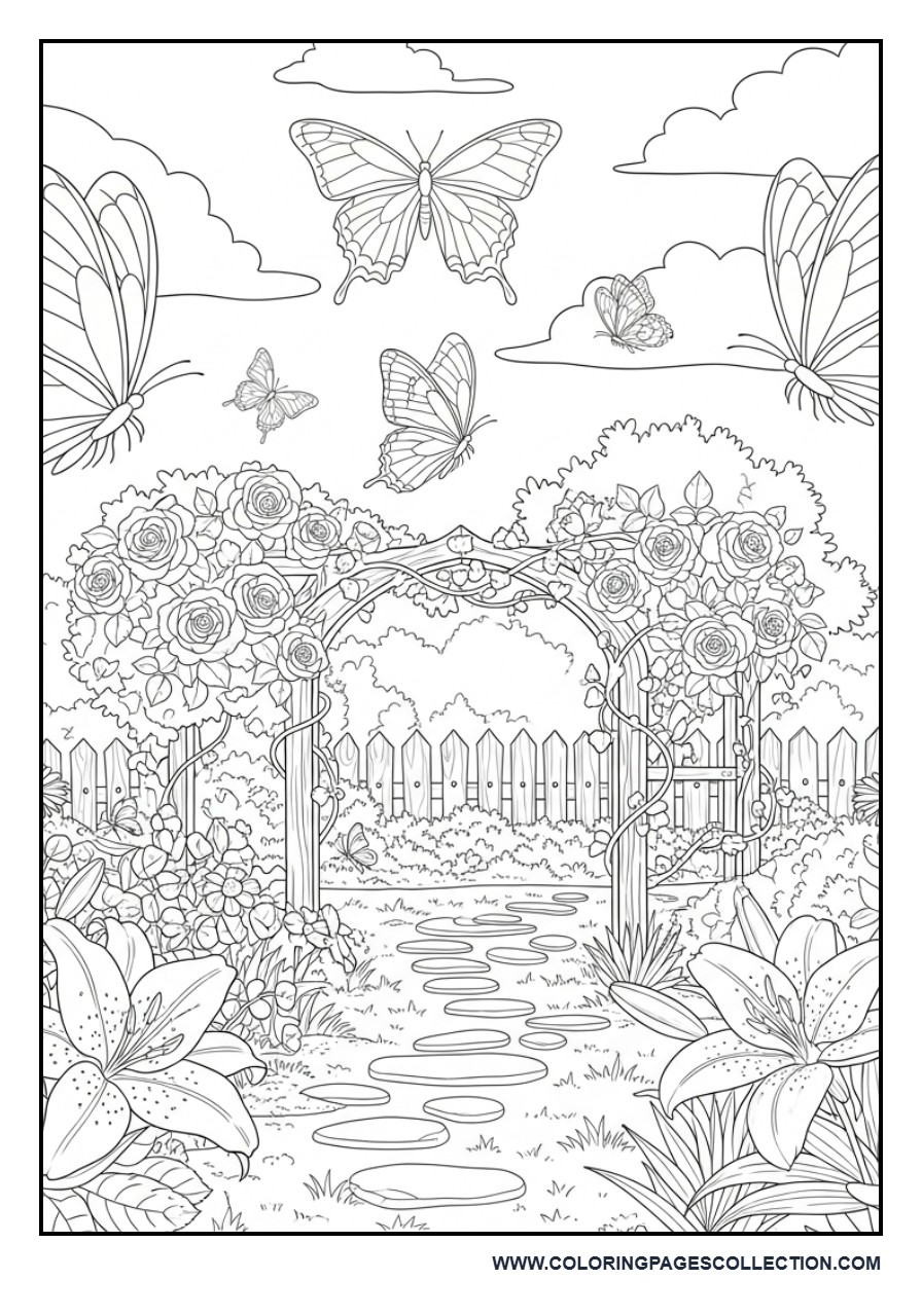 Butterfly Secret Garden