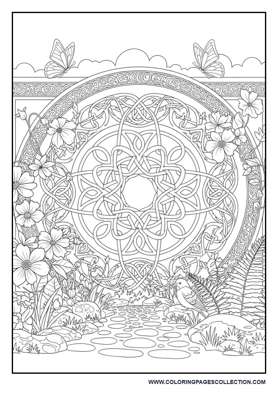 Celtic Knot Garden