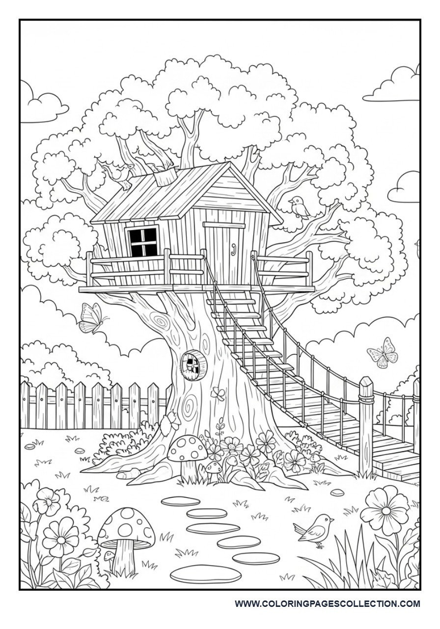 Cozy Forest Treehouse