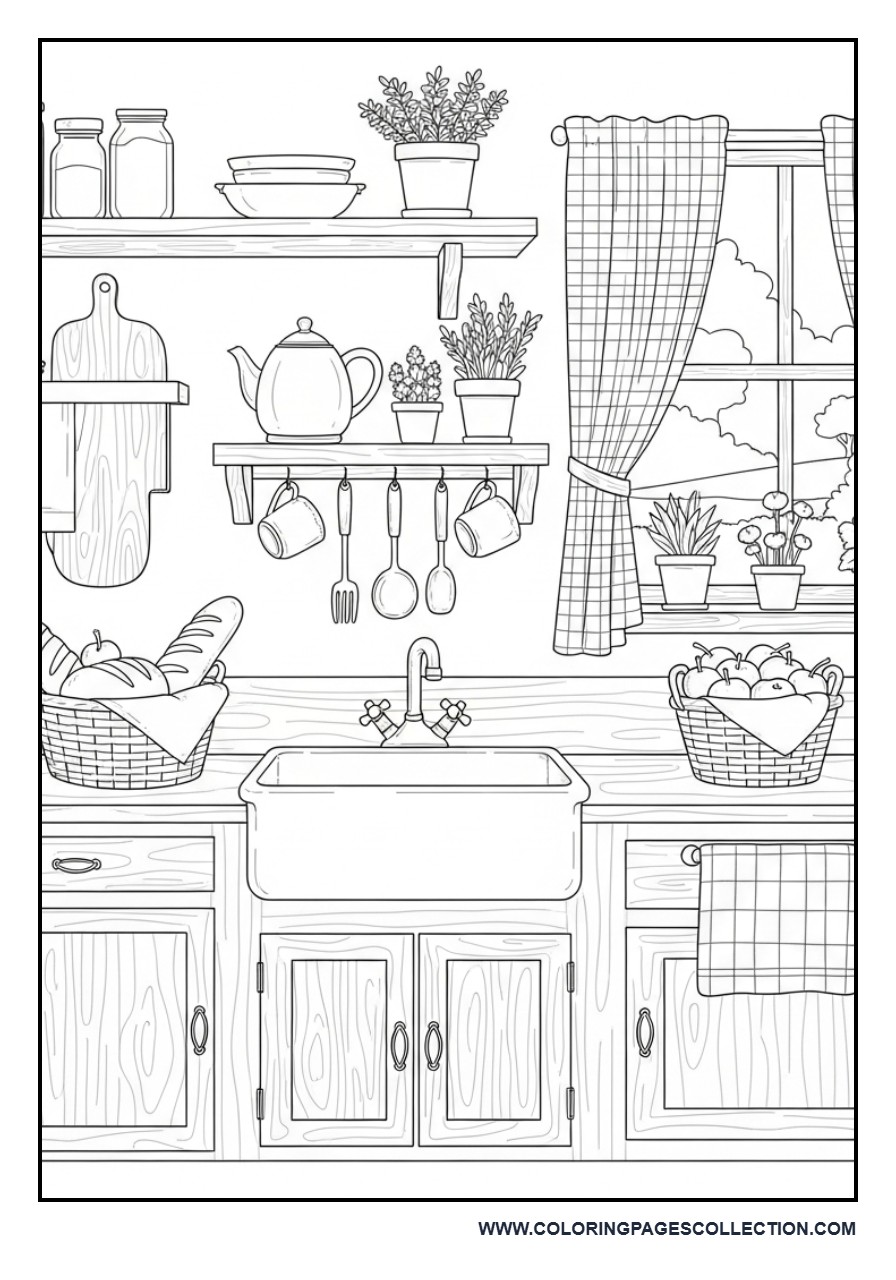 Cozy Vintage Kitchen