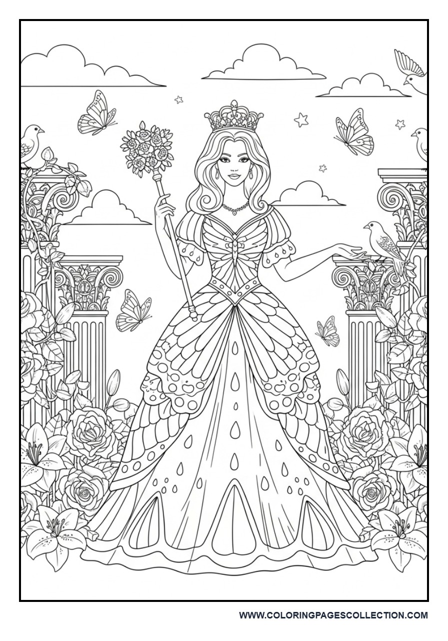 Elegant Butterfly Queen