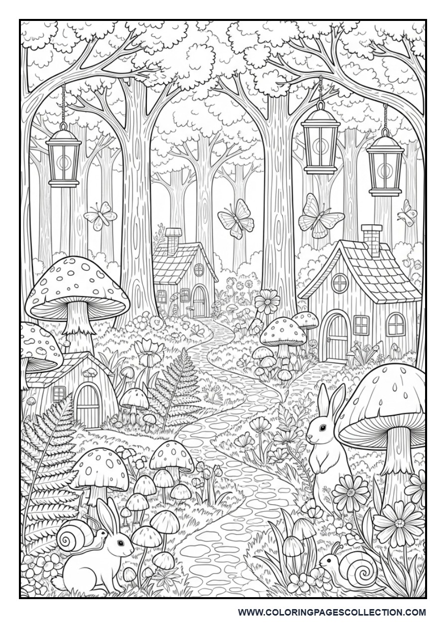 Enchanted Mushroom Forest