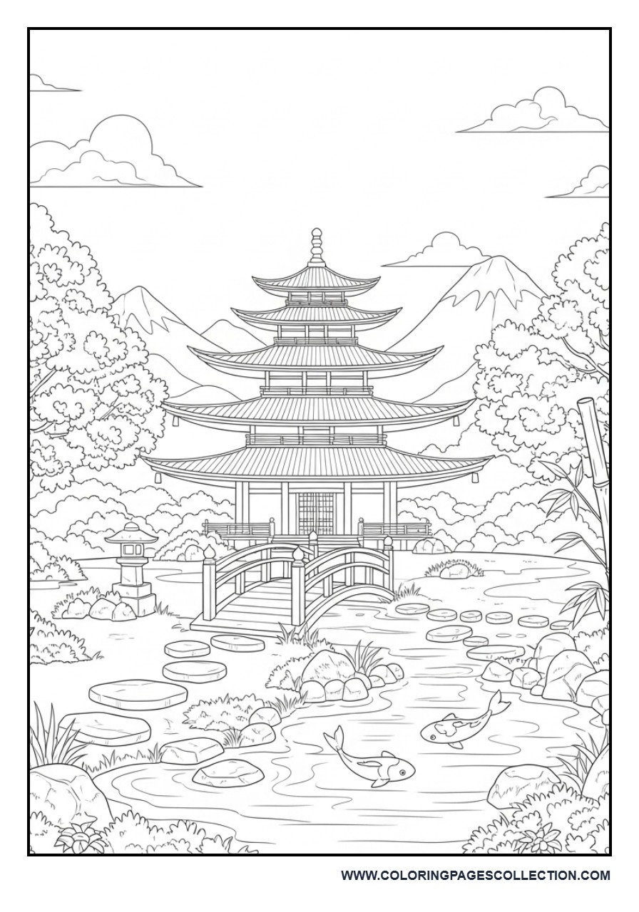 Japanese Zen Temple
