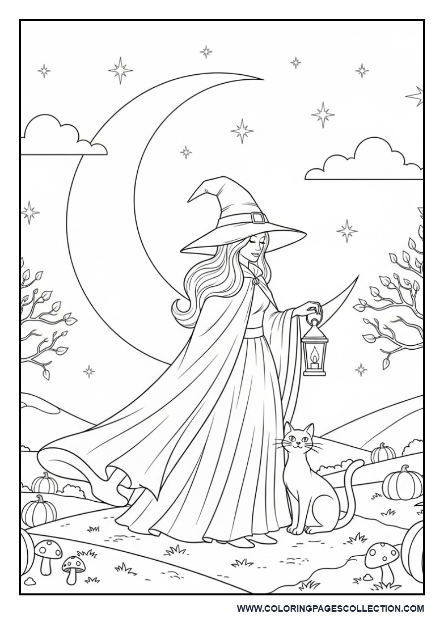 Mystical Moon Witch