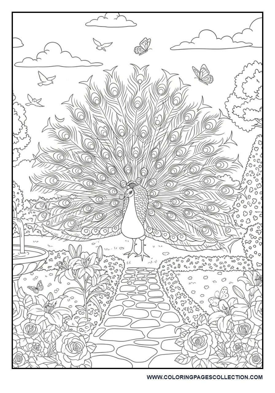 Royal Peacock Garden