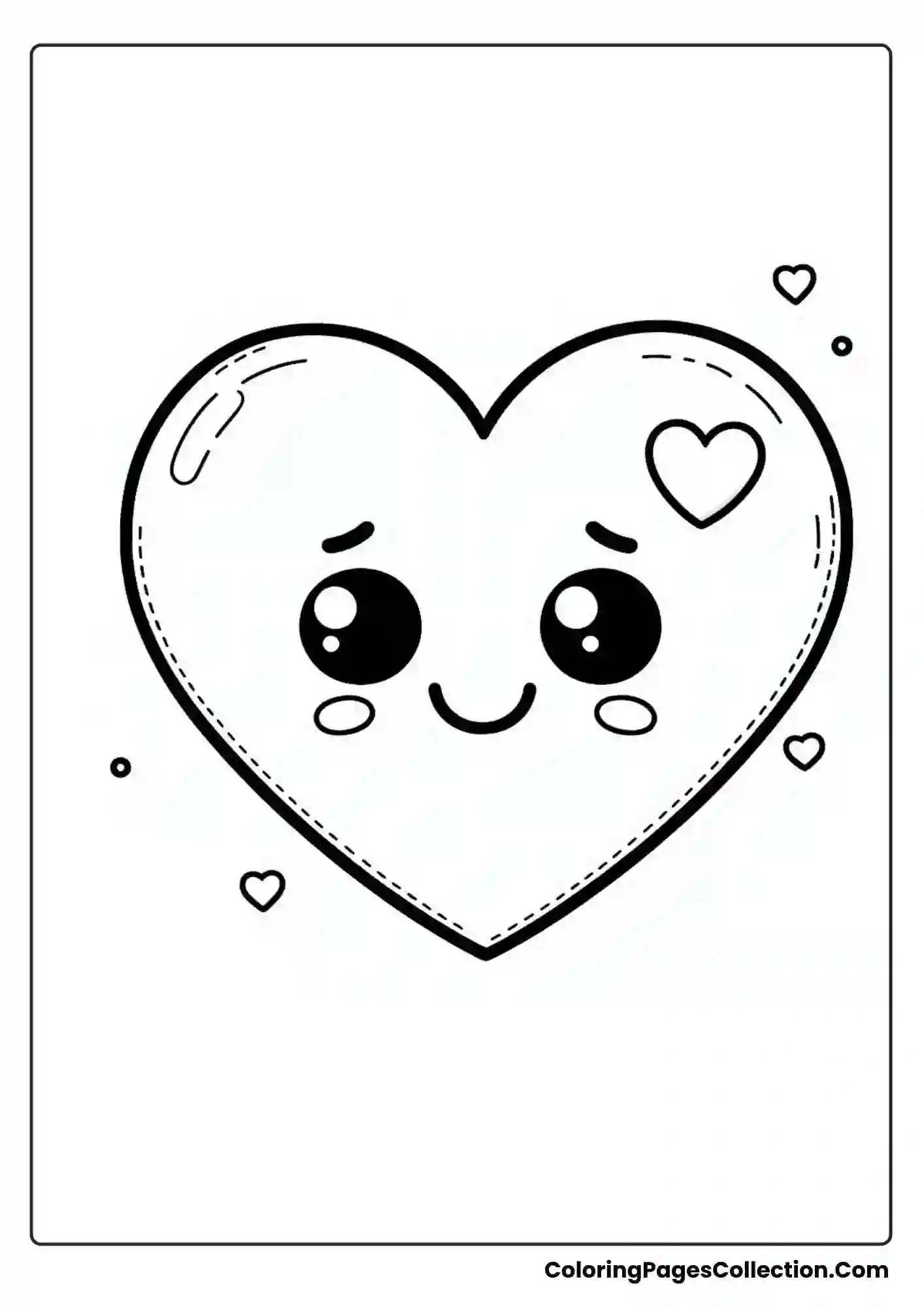 A Big Heart With A Smiley Face Inside
