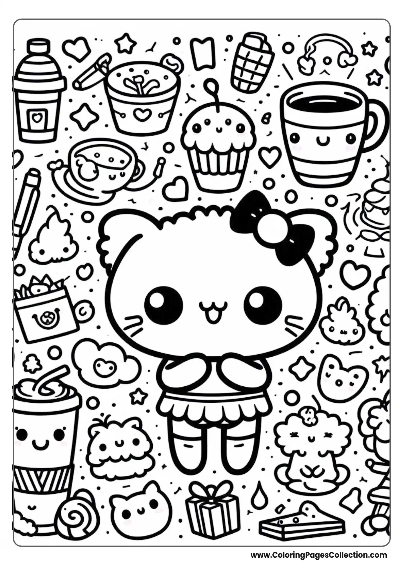 Kawaii Coloring Pages Printable Free Printable US